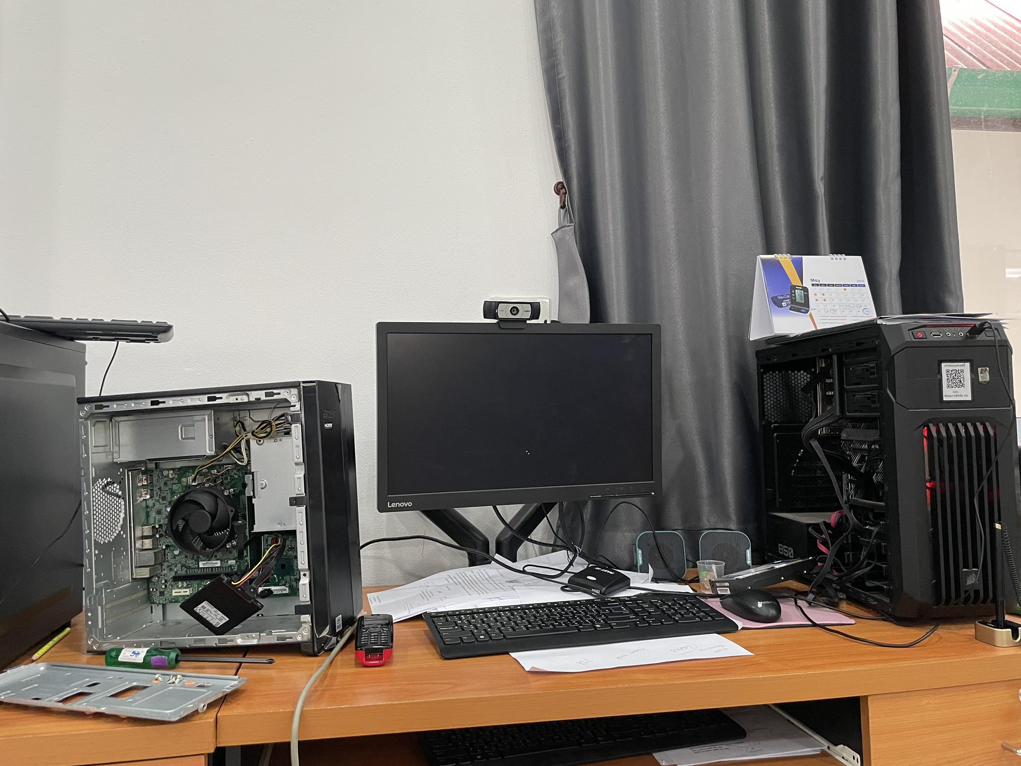 งานติดตั้ง รพ.สต.นาโพธิ์