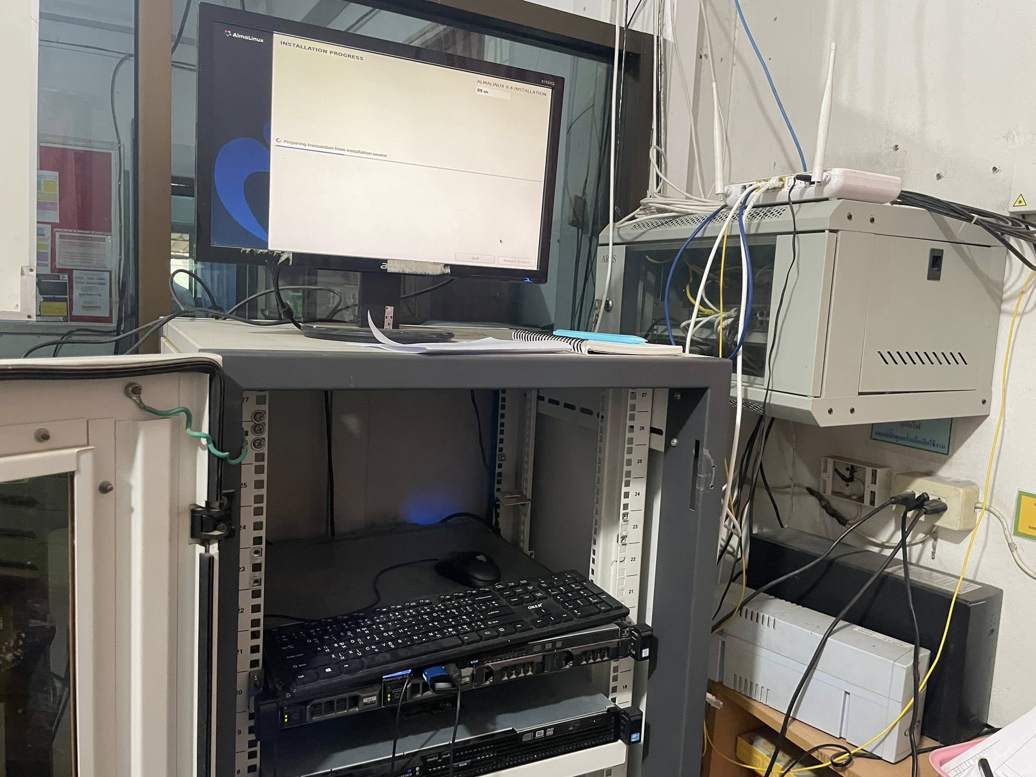 งานติดตั้ง รพ.สต.นาโพธิ์