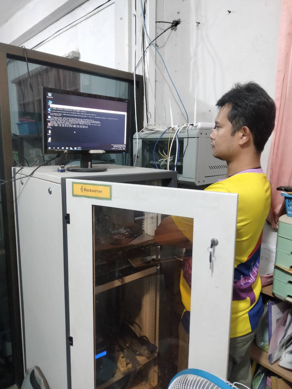 งานติดตั้ง รพ.สต.นาโพธิ์